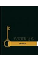 Internist Work Log: Work Journal, Work Diary, Log - 131 pages, 8.5 x 11 inches(Key Work Logs/Work Log)