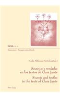 Secretos y verdades en los textos de Clara Janés- Secrets and truths in the texts of Clara Janés