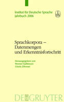 Sprachkorpora - Datenmengen Und Erkenntnisfortschritt