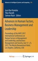 Advances in Human Factors, Business Management and Leadership