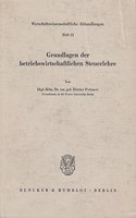 Grundlagen Der Betriebswirtschaftlichen Steuerlehre