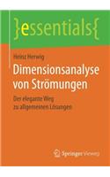 Dimensionsanalyse Von Strömungen