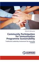 Community Participation for Immunization Programme Sustainability