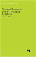 Texte zur Grundlegung der Ästhetik