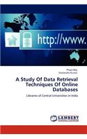 Study Of Data Retrieval Techniques Of Online Databases