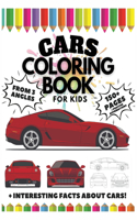 Cars Coloring Book for Kids from 3 Angles, 150 Pages