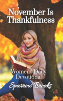 November is Thankfulness
