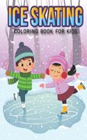 Ice Skating Coloring Book For Kids