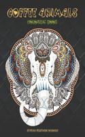 Coffee Animals - Coloring Book - Stress Relieving Designs