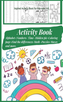 Inspired Activity Book For kids ages 3-8
