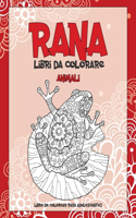 Libri da colorare - Libro de colorear para adolescentes - Animali - Rana