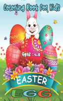 Coloring Book For Kids Easter EGG