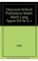 Hsp Math: Math Language Support for Ell Grade 1