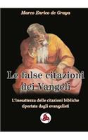 false citazioni dei Vangeli