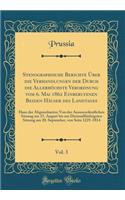 Stenographische Berichte Ã?ber Die Verhandlungen Der Durch Die AllerhÃ¶chste Verordnung Vom 6. Mai 1862 Einberufenen Beiden HÃ¤user Des Landtages, Vol. 3: Haus Der Abgeordneten; Von Der Ausserordentlichen Sitzung Am 15. August Bis Zur DreiundfÃ¼nfz