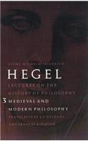 Lectures on the History of Philosophy, Volume 3