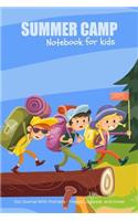 SUMMER CAMP Notebook for kids