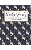 Twenty - Twenty The Ultimate 2020 Pixel Monthly & Weekly Planner Calendar Book