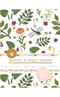 Monthly & Weekly Planner 2019 - 2020 with Gratitude Journal, Habit & Mood Tracker, TO-DO Lists