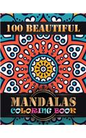 100 Beautiful Mandalas Coloring Book