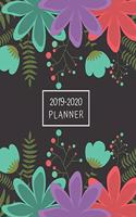 2019-2020 Planner: 18-Month Weekly and Monthly Planner/Calendar for Business Personal School July 2019-Dec 2020 Bright Flower Pattern