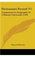 Dictionnaire Portatif V2