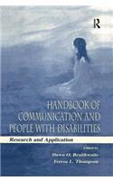 Handbook of Communication and People with Disabilities