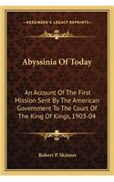 Abyssinia of Today