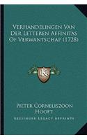 Verhandelingen Van Der Letteren Affinitas Of Verwantschap (1728)