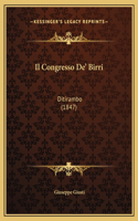 Il Congresso De' Birri: Ditirambo (1847)