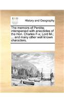 The memoirs of Perdita; interspersed with anecdotes of the Hon. Charles F-x; Lord M-; ... and many other well known characters.
