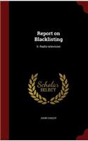 Report on Blacklisting