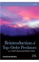 Reintroduction of Top-Order Predators