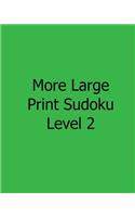 More Large Print Sudoku Level 2