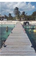 Beach Resort Off Belize City Coast Journal: 150 page lined notebook/diary