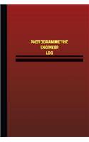 Photogrammetric Engineer Log (Logbook, Journal - 124 pages, 6 x 9 inches): Photogrammetric Engineer Logbook (Red Cover, Medium)(Unique Logbook/Record Books)