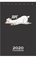 fallen lama Calendar 2020