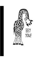 Hey You?: 2020 Weekly Planner At A Glance Notebook with Vertical Dated Pages