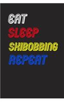 Eat Sleep skibobbing Repeat Notebook Fan Sport Gift