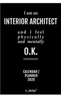 Calendar 2020 for Interior Architects / Interior Architect