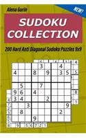 Sudoku Collection: 200 Hard Anti Diagonal Sudoku Puzzles 9x9(43 Anti Diagonal Sudoku)