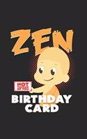Zen birthday card