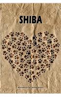 Shiba Notizbuch für Hundehalter: Hunderasse Shiba. Ideal als Geschenk für Hundebesitzer - 6x9 Zoll (ca. Din. A5) - 100 Seiten - gepunktete Linien