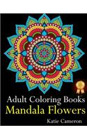 Adult Coloring Books Mandala Flowers