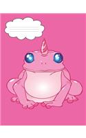 Unicorn Frog Composition Notebook