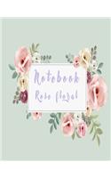 Notebook Rose Floral