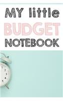 My Little Budget Notebook Journal