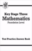 KS3 Maths Answers for Test Practice Workbook (with Online Edition) - Foundation