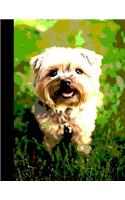 Puppy Dog Composition Notebook 200 Wide Ruled Pages 8 1/2 x 11 Inches
