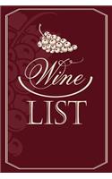 Wine List